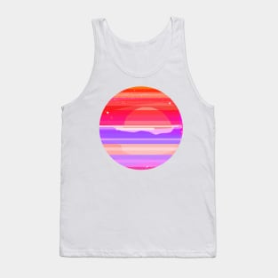 Orange Sunset Tank Top